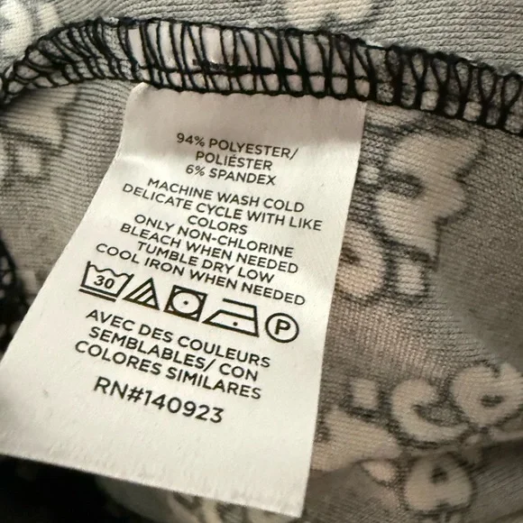 LOFT Black and White Floral Top - Picture 8 of 8